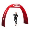 Custom Ribbon Arch Banner with Header