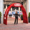 Custom Ribbon Arch Banner with Header