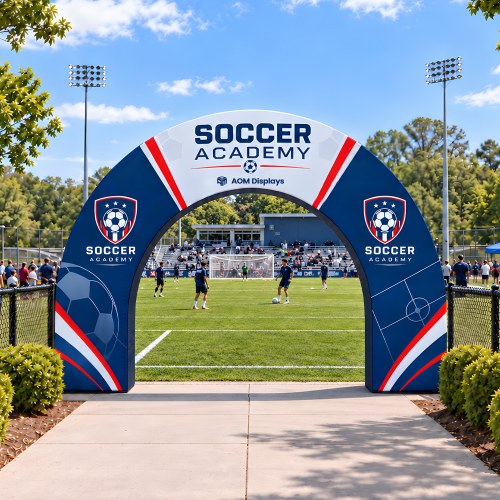 Custom Triangular Archway Banner Stand