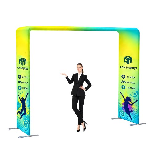 360 Degree Archway Banner Stand Backdrop