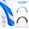 3D Curved Rainbow Archway Banner Stand 