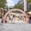 3D Curved Rainbow Archway Banner Stand 