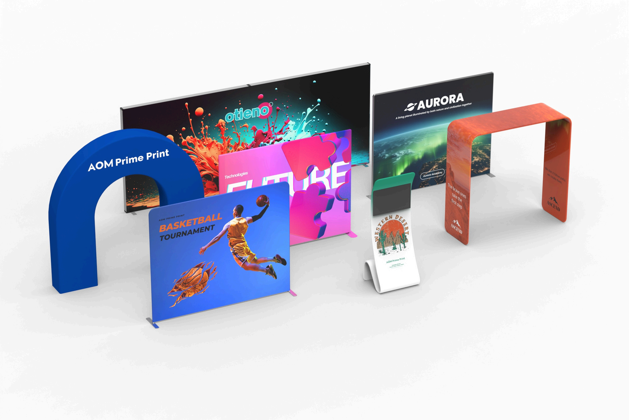 Professional trade show display
